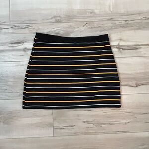 Striped miniskirt